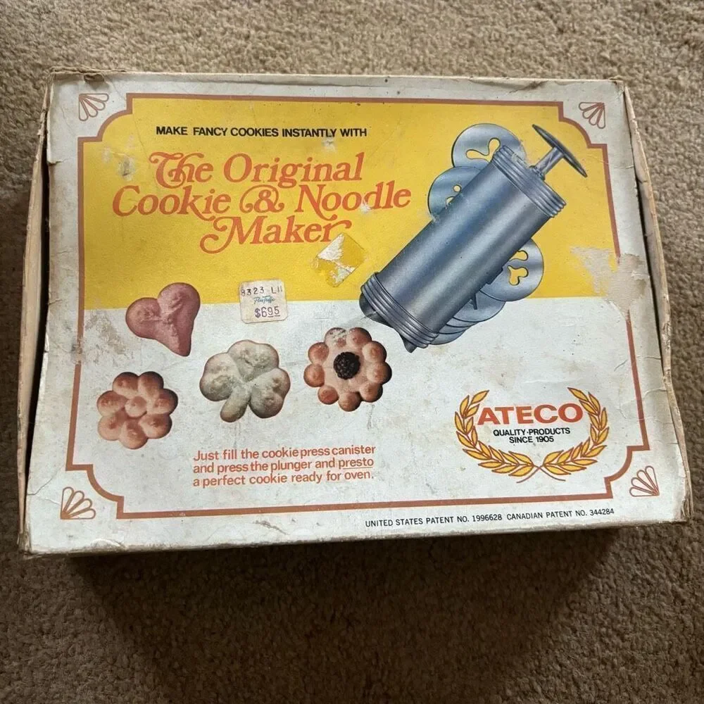 ATECO The Original Cookie & Noodle Maker No. 685 Complete